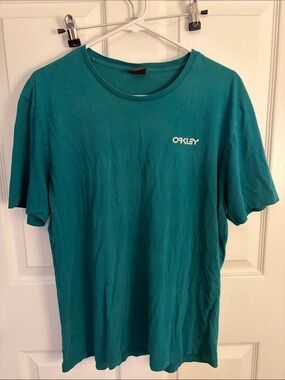 Oakley Teal Short Sleeve Crewneck Tee